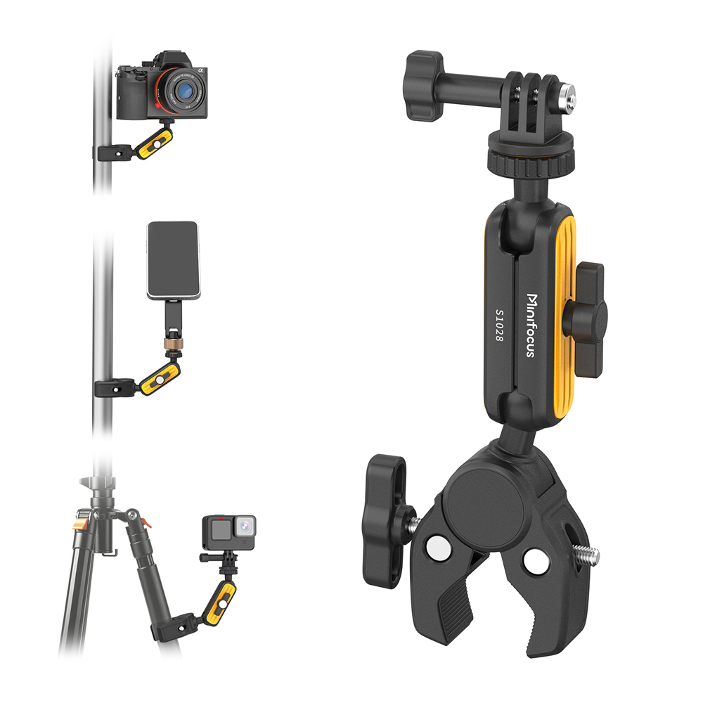 Dual Monitor Arm - Super Clamp com Rotação de 360