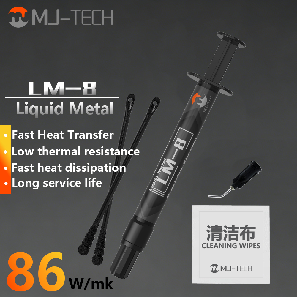 Thermal Paste - MJ-TECH LM-8 Pasta Térmica de Metal