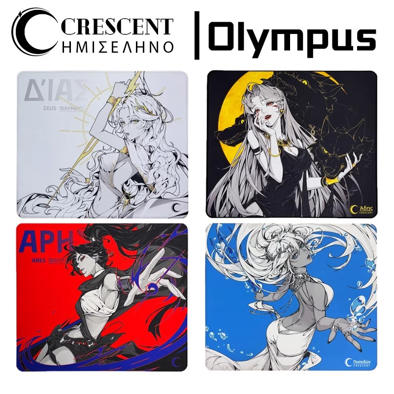 Fps Gaming Mouse - Crescent Olympus Mouse Pad 490x420mm Xsoft