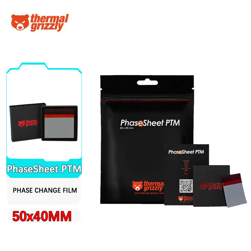 Laptop Cooling Pad - Folha térmica grizzly phase ptm, mudança