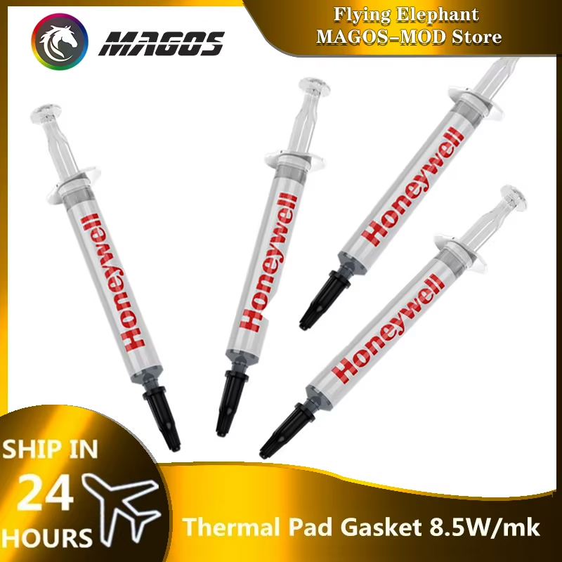 Thermal Paste - Honeywell-Colar Graxa Térmica Silicone, Placa Gráfica,