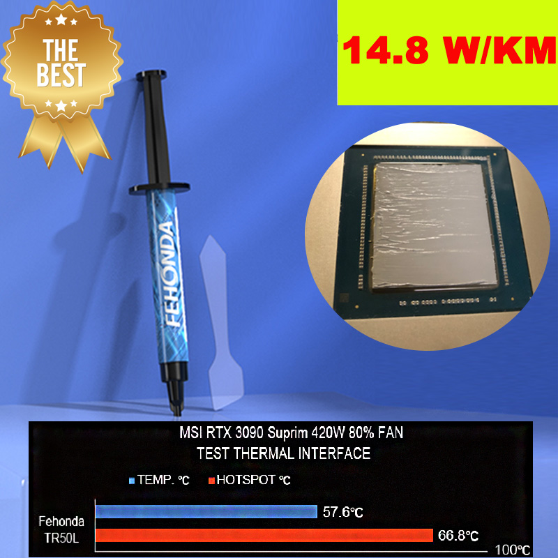 Venda quente 14.8w/mk 4g 8g 12 - Thermal Paste avaliação e preço