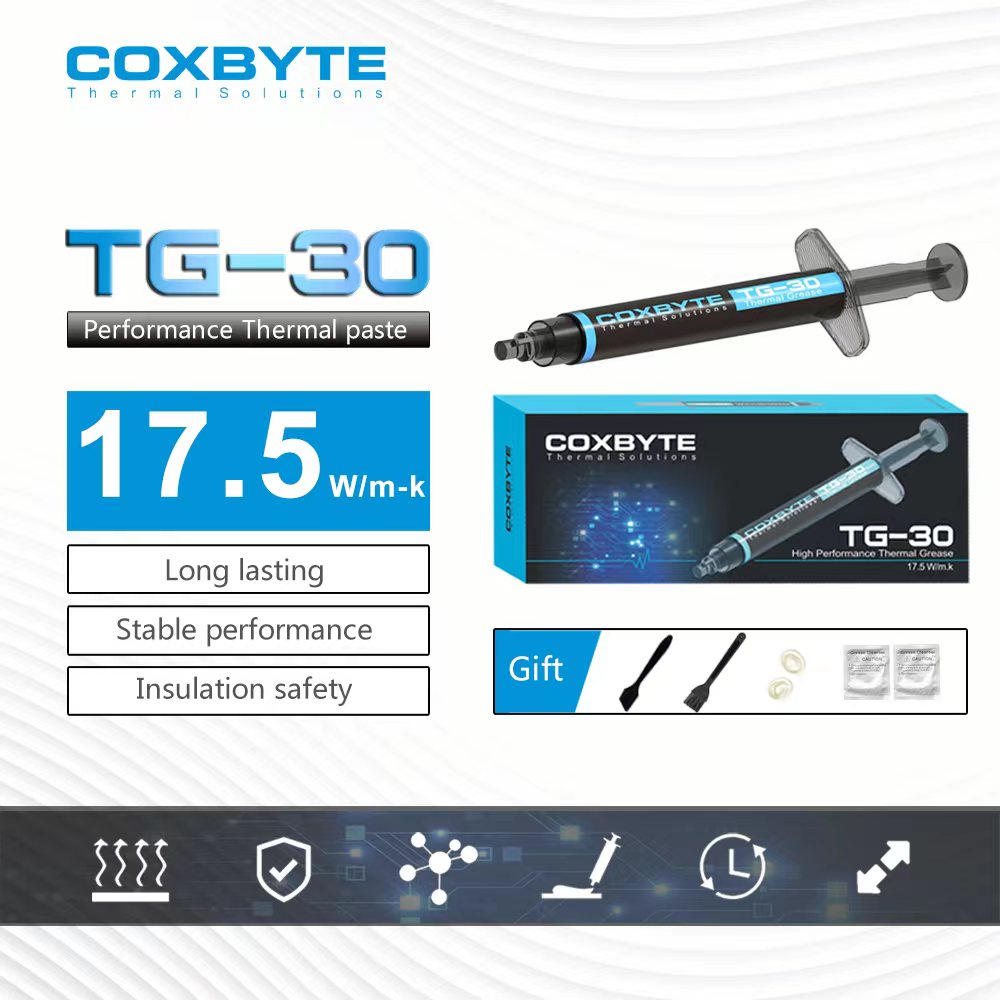 Coxbyte 17.5w/mk pasta térmica - Thermal Paste avaliação e preço