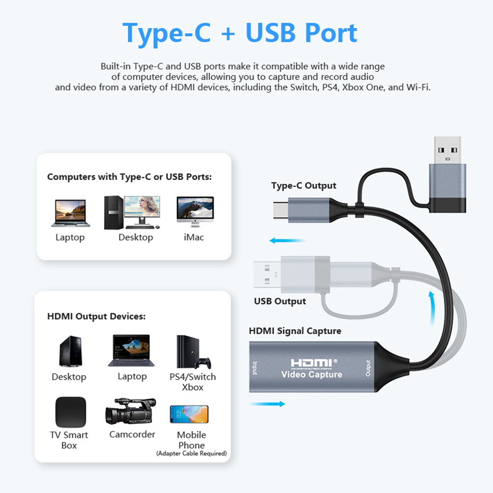 4k 2 em 1 usb 2.0 placa de cap - Sound Card Usb avaliação e preço
