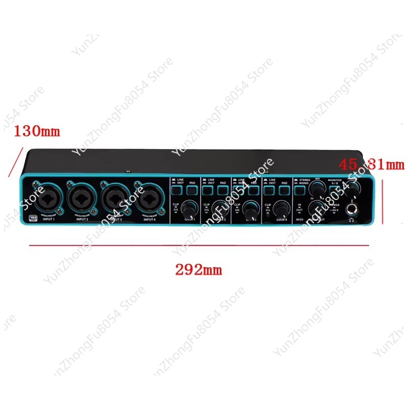Interface de áudio profissiona - Sound Card Usb avaliação e preço