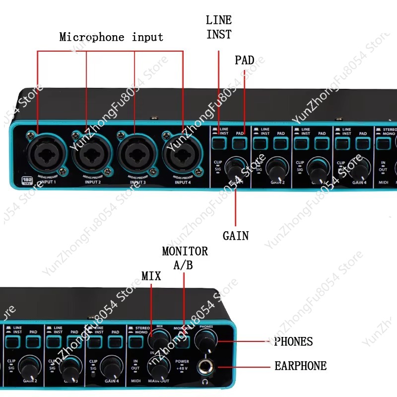 Interface de áudio profissiona - Sound Card Usb avaliação e preço
