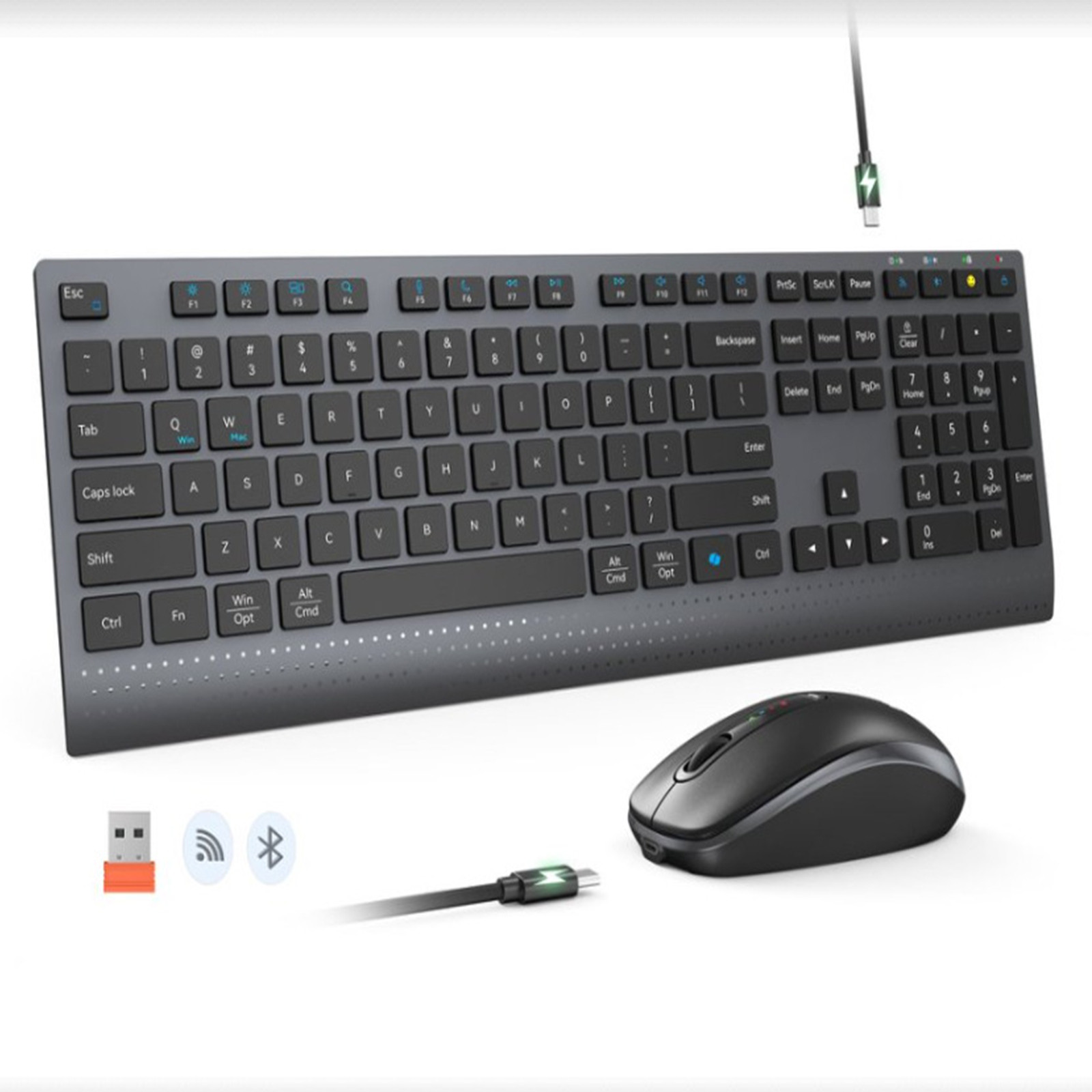 Combo de teclado e mouse sem f - Pc Gaming Komplett Set avaliação e preço