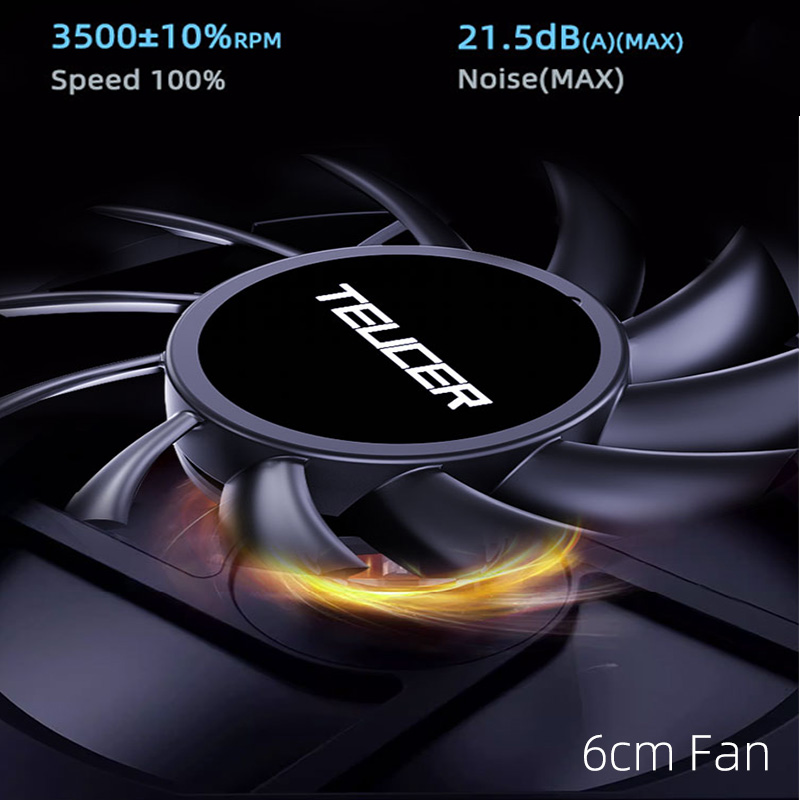 Teucer UT-6010 6cm ventilador  - Pc Gaming Essentials avaliação e preço