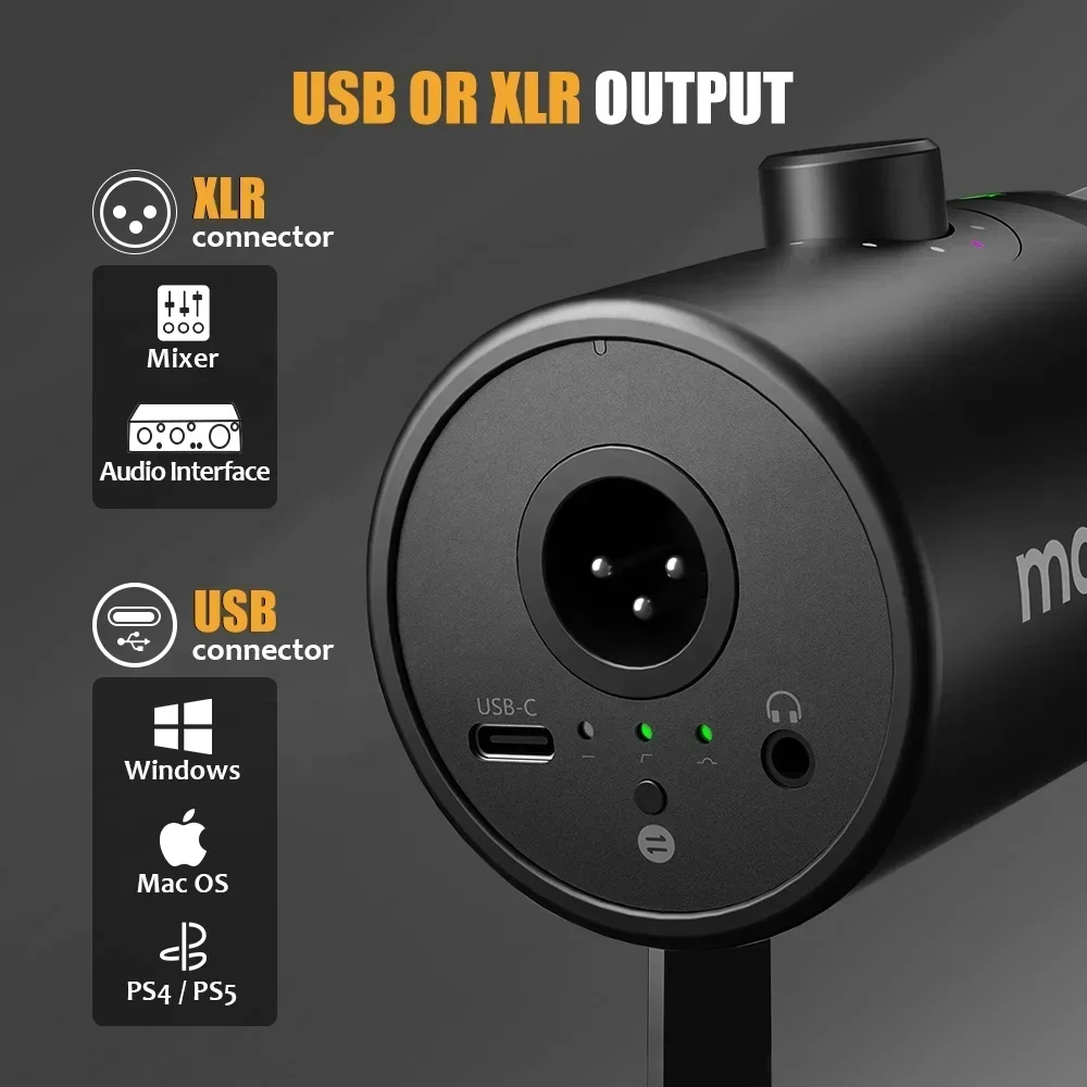 Microfone Dinâmico MAONO XLR U - Gaming Controller avaliação e preço