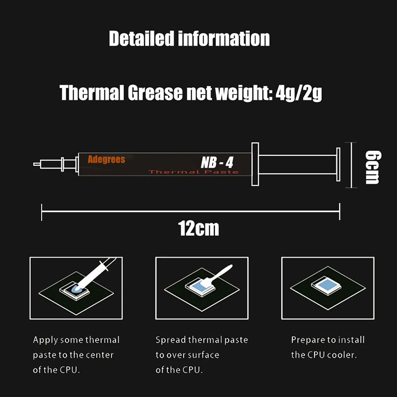 Pasta térmica 18w/mk composto  - Thermal Paste avaliação e preço
