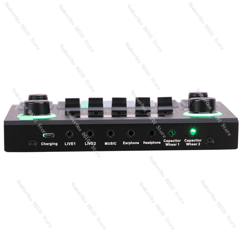 V9 placa de som microfone conj - Sound Card Usb avaliação e preço