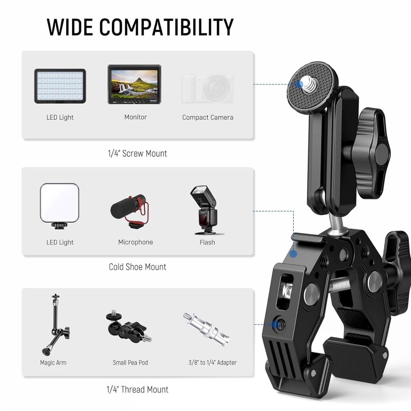 Braçadeira Universal de Alumín - Dual Monitor Arm avaliação e preço