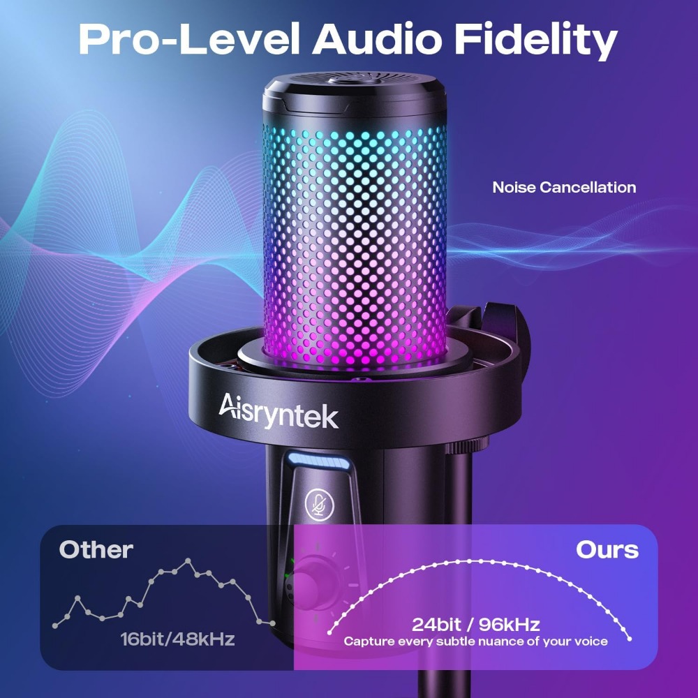 Microfone Condensador Cardioid - Gaming Controller avaliação e preço