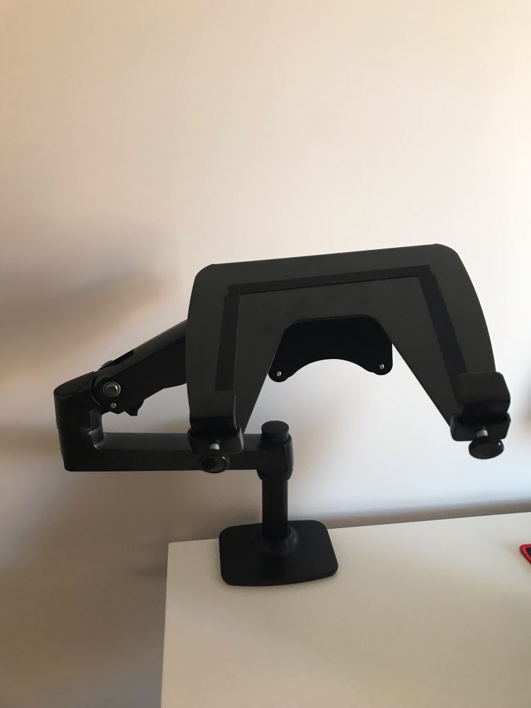 Suporte de mesa de liga de alu - Dual Monitor Arm avaliação e preço