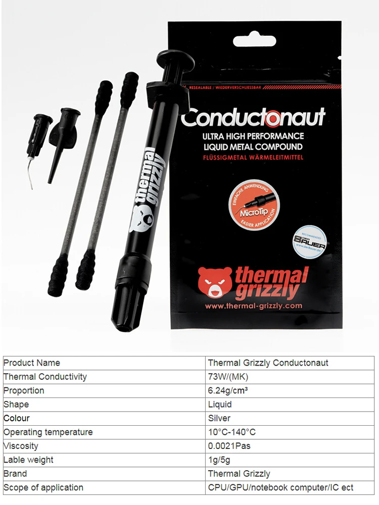 Pasta Térmica de Metal Líquido - Thermal Paste avaliação e preço