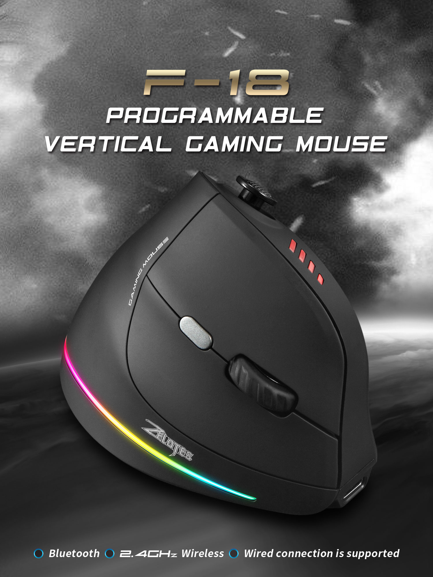 Jomaa RGB retroiluminado contr - Gaming Controller avaliação e preço
