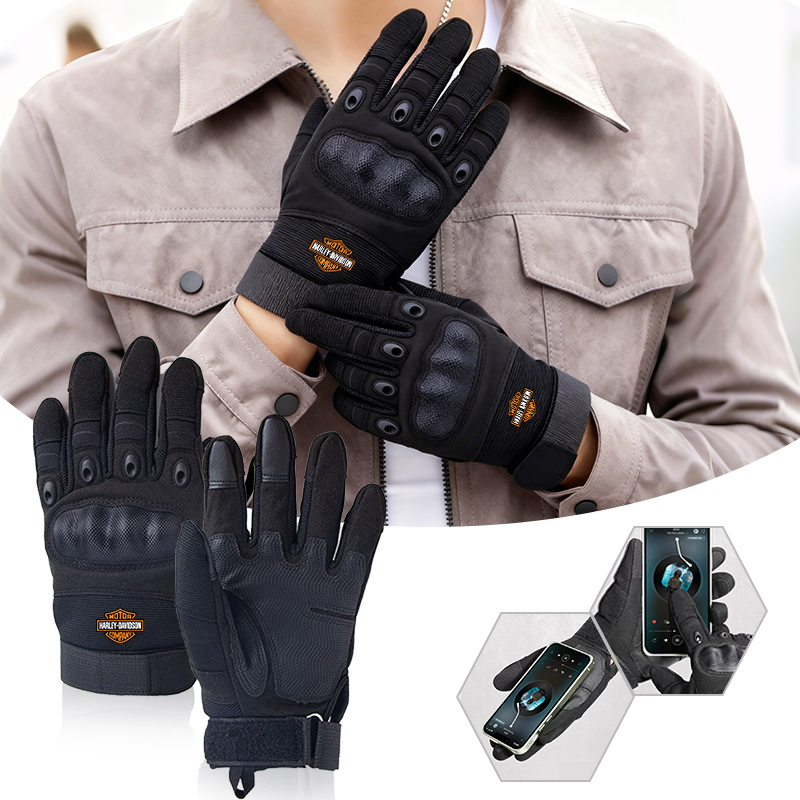Luvas de motocicleta de couro  - Dual Monitor Arm avaliação e preço